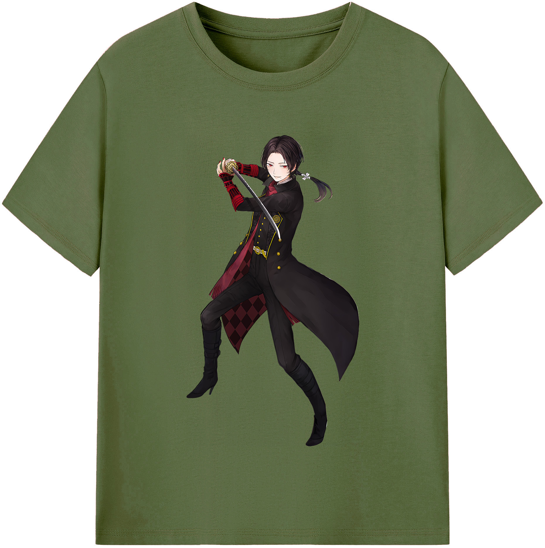 （画像用） 刀剣乱舞 Touken Ranbu 綿100％半袖Tシャツ（フロントプリント）